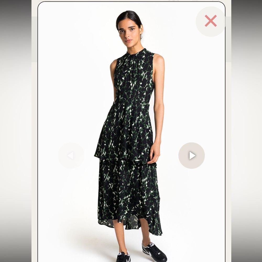 A.L.C. Wylon Tiered Midi Dress